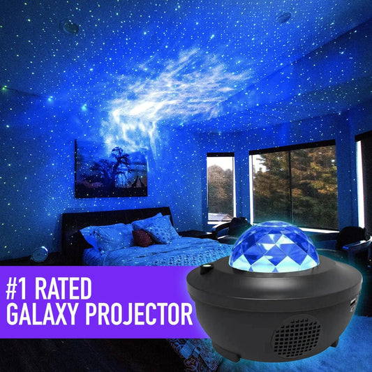 3D Galaxy Projector Night Light lamp - Arzaan Bazaar